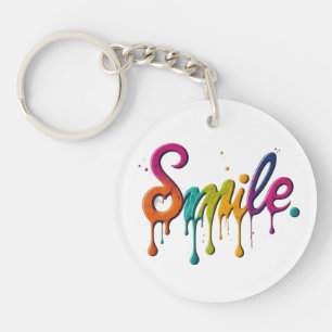 Porte-clés Conception du sourire