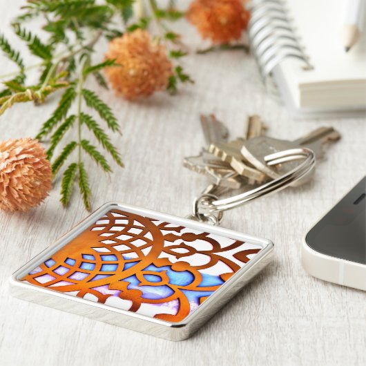 Porte-clés Conception d'une porte arabe (Côté)