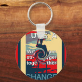 Porte-clés Conception d'unité USA Changement : Ensemble plus (Recto)