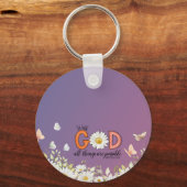 Porte-clés Conception florale (Recto)