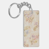 Porte-clés Conception florale avec des pivoines, des lis et (Devant gauche)