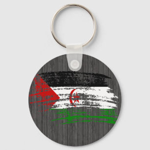 Porte-clés Conception fraîche de drapeau de Sahrawi