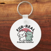 Porte-clés Conception "Fur-Real Friends Forever" (Recto)