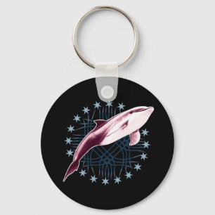 Porte-clés Conception graphique dauphin Slick