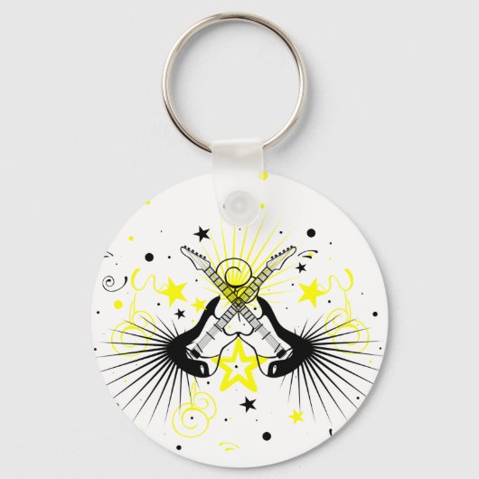 Porte-clés Conception guitare (Recto)
