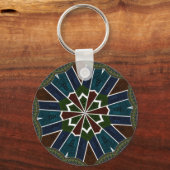 Porte-clés Conception inspirée du sari avec détails complexes (Recto)