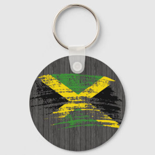 Porte-clés Conception jamaïcaine fraîche de drapeau