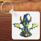 Porte-clés Conception magique du dragon d'Halloween (Recto)