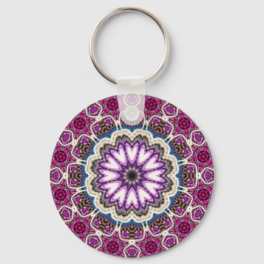 Porte-clés conception mandala (Recto)