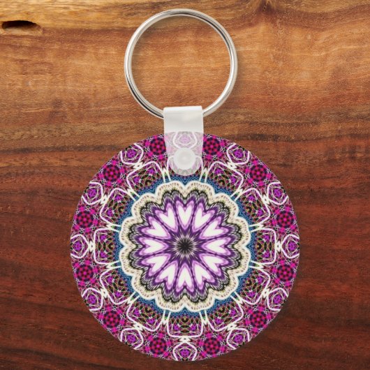 Porte-clés conception mandala (Verso)
