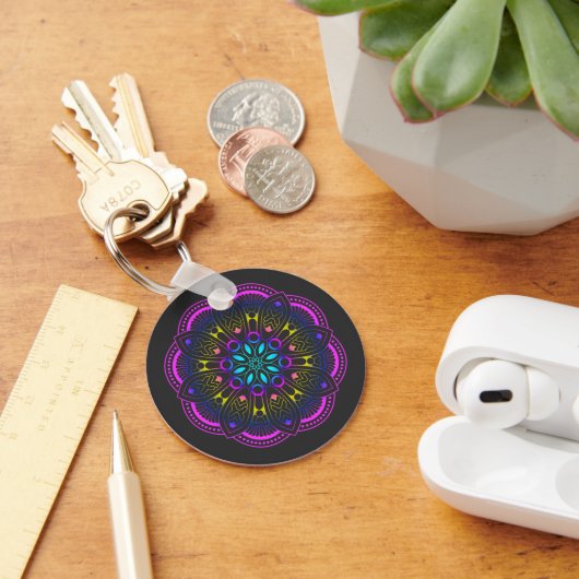 Porte-clés Conception Mandala fraîche (Bureau)