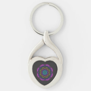 Porte-clés Conception Mandala fraîche