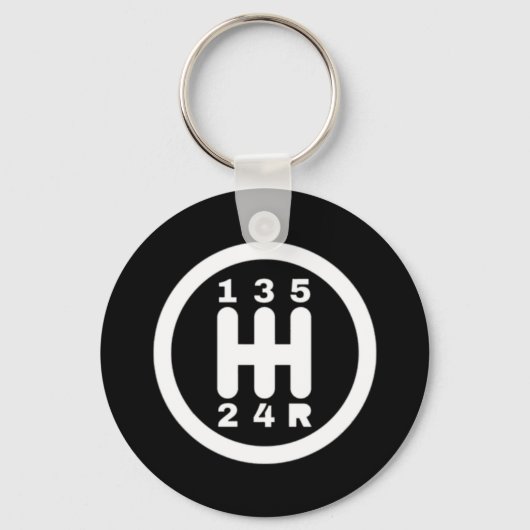 Porte-clés Conception manuelle du changement de vitesse (Recto)