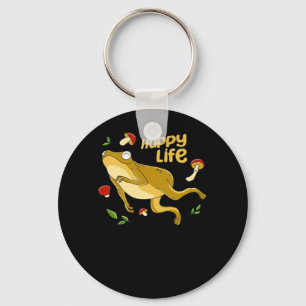 Porte-clés Conception minimale essentielle de grenouille heur