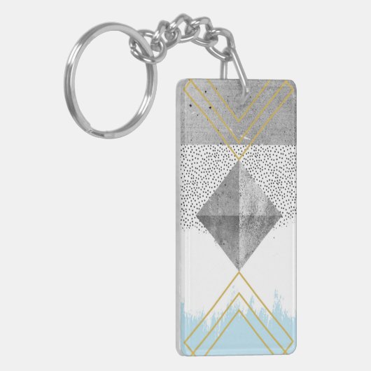 Porte-clés Conception moderne abstraite (Devant gauche)