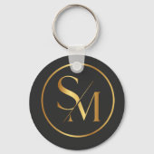 Porte-clés Conception moderne minimale SM (Recto)