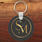 Porte-clés Conception moderne minimale SM (Recto)