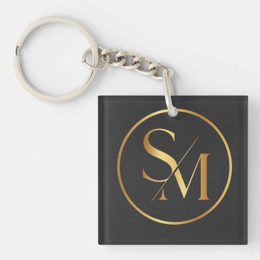 Porte-clés Conception moderne minimale SM (Devant)
