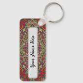 Porte-clés Conception Motif De Tapis Oriental, Traditionnelle (Verso)