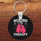 Porte-clés Conception Motivationnelle De Boxe Pour Les Combat (Recto)