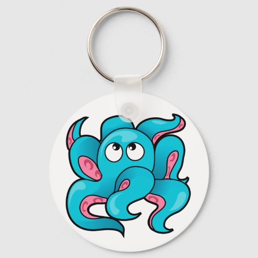 Porte-clés Conception octopique (Recto)