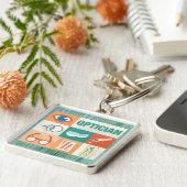 Porte-clés Conception optique professionnelle (Côté)