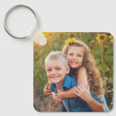 Porte-clés Conception personnalisée Votre propre photo pour e (Recto)