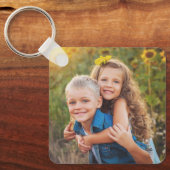 Porte-clés Conception personnalisée Votre propre photo pour e (Recto)