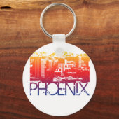 Porte-clés Conception Phoenix Skyline (Recto)