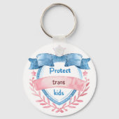 Porte-clés Conception pour protéger les enfants trans, cadeau (Recto)
