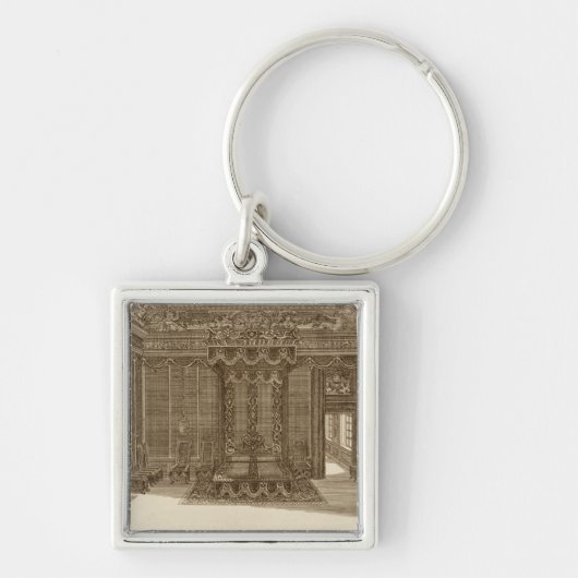 Porte-clés Conception pour une chambre à coucher avec un lit (Devant)