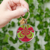 Porte-clés Conception rouge jaune Hakuna Matata (Main)