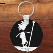 Porte-clés Conception silhouette de la pédale (Recto)