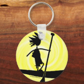 Porte-clés Conception silhouette de la pédale (Recto)
