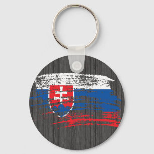 Porte-clés Conception slovaque fraîche de drapeau