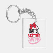 Porte-clés Conception Sur Le Thème Du Baseball "Batter Batter (Devant gauche)