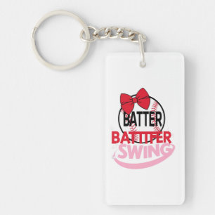 Porte-clés Conception Sur Le Thème Du Baseball "Batter Batter