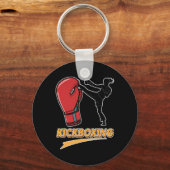 Porte-clés Conception unique de gant de boxe de kickboxing (Recto)
