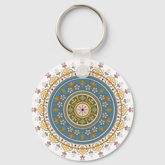 Porte-clés Conception vintage du Motif islamique (Recto)