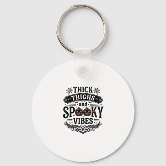 Porte-clés Conceptions de chemise Halloween Thick Thighs Spoo (Recto)