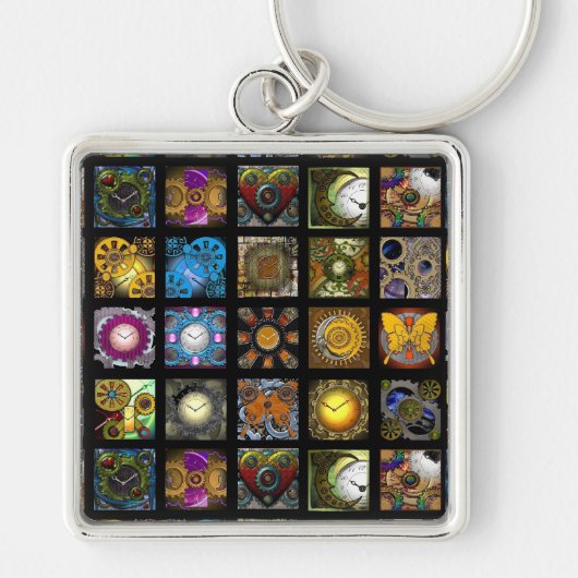 Porte-clés Conceptions de Steampunk (Devant)