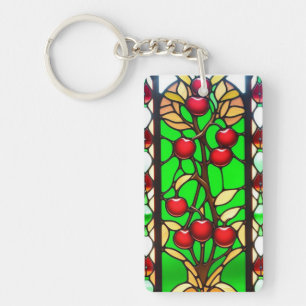 Porte-clés Conceptions florales et géométriques vibrantes