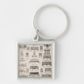 Porte-clés Conceptions pour des sièges de jardin, 'd'un (Devant)