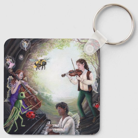Porte-clés Concert d'été de fée solstice (Dos)