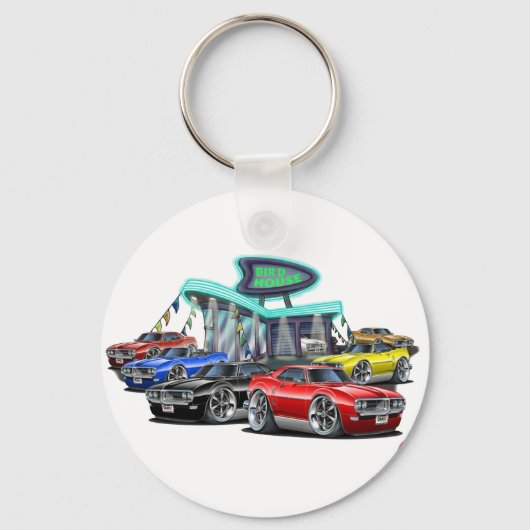 Porte-clés Concessionnaire automobile Firebird 1968 (Recto)