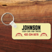 Porte-clés Concessionnaire automobile ou lot de voitures d'oc (Verso)