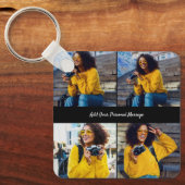 Porte-clés Concevez votre propre collection de 4 photos (Recto)