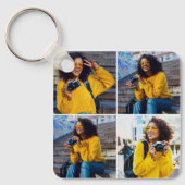 Porte-clés Concevez votre propre collection de 4 photos (Recto)