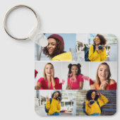 Porte-clés Concevez votre propre collection de 7 photos (Recto)