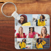 Porte-clés Concevez votre propre collection de 7 photos (Recto)